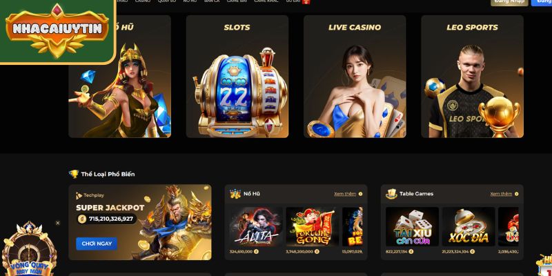Leo88 - Review Nhà Cái Giải Trí Trực Tuyến Dẫn Đầu 2025 3 Cập nhật top 5 sảnh game tiêu biểu tại Leo88